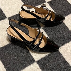 Aerosoles Patent Leather Slingback Heels